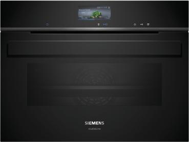 Siemens CS936GCB1 - iQ700, Dampfbackofen, Schwarz, 60 x 45 cm, 5 Jahre Garantie!